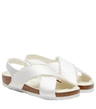 Birkenstock 1774 x Danielle Frankel Tulum embellished satin sandals | Thumbnail 1