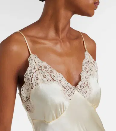 Stella McCartney Lace-trimmed silk satin camisole | Thumbnail 4