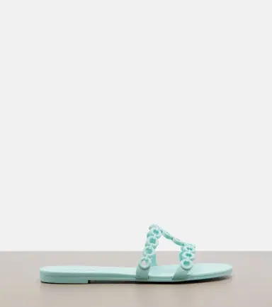 Aquazzura Infinity Chain Jelly slides | Thumbnail 4