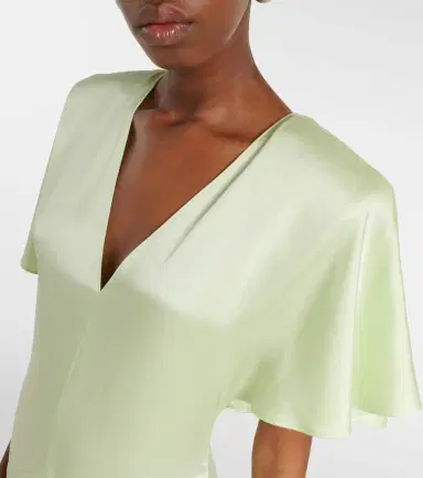 Stella McCartney Envers satin midi dress | Thumbnail 2