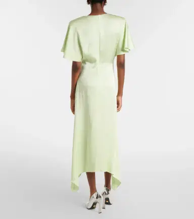 Stella McCartney Envers satin midi dress | Thumbnail 5