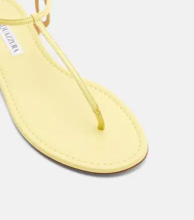 Aquazzura Almost Bare leather thong sandals | Thumbnail 3