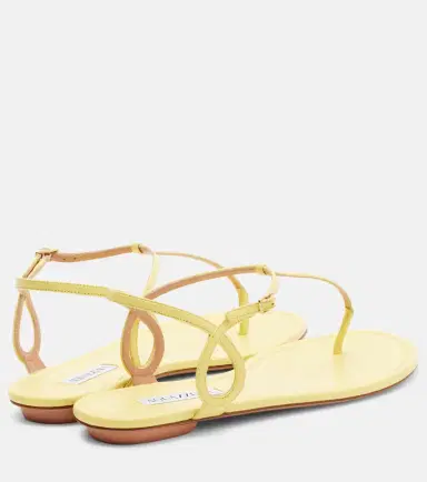Aquazzura Almost Bare leather thong sandals | Thumbnail 4