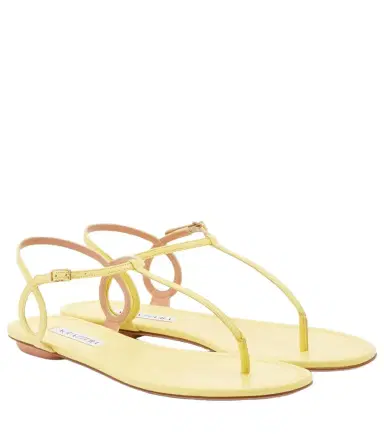 Aquazzura Almost Bare leather thong sandals | Thumbnail 1