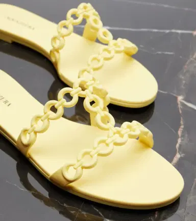 Aquazzura Infinity Chain Jelly slides | Thumbnail 4 Aquazzura Infinity Chain Jelly slides | Thumbnail 4