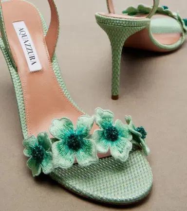 Aquazzura Passionflower beaded raffia slingback sandals | Thumbnail 4 Aquazzura Passionflower beaded raffia slingback sandals | Thumbnail 4