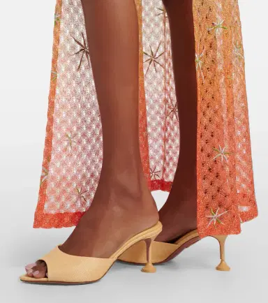 Aquazzura Bisous woven raffia mules | Thumbnail 6