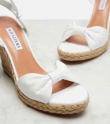 Aquazzura Carina leather espadrille wedges | Thumbnail 3