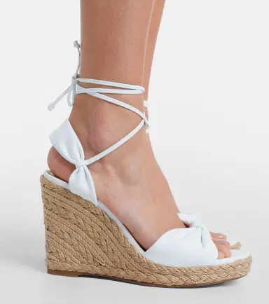 Aquazzura Carina leather espadrille wedges | Thumbnail 5