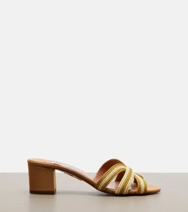 Aquazzura Day Dream woven sandals | Thumbnail 4