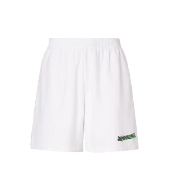 Logo cotton fleece shorts