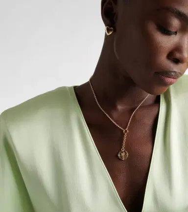 Foundrae Infinite Gratitude 18kt gold pendant necklace with diamonds | Thumbnail 3 Foundrae Infinite Gratitude 18kt gold pendant necklace with diamonds | Thumbnail 3