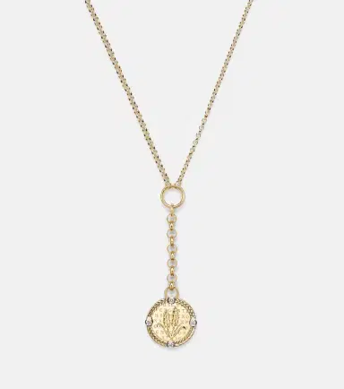 Foundrae Infinite Gratitude 18kt gold pendant necklace with diamonds | Thumbnail 4 Foundrae Infinite Gratitude 18kt gold pendant necklace with diamonds | Thumbnail 4