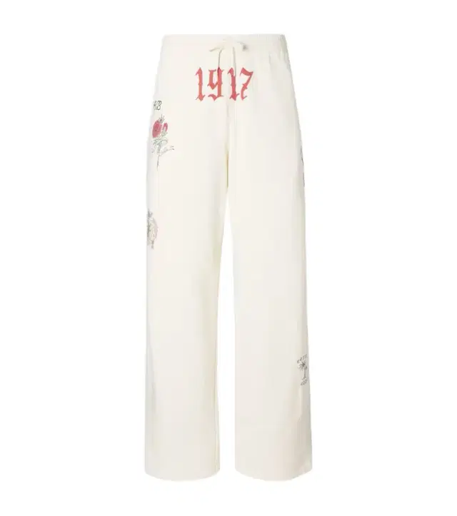 Balenciaga Printed cotton fleece sweatpants