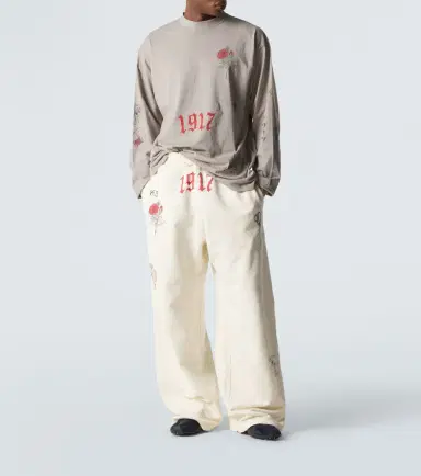 Balenciaga Printed cotton jersey T-shirt | Thumbnail 2