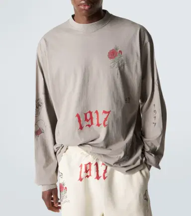 Balenciaga Printed cotton jersey T-shirt | Thumbnail 3