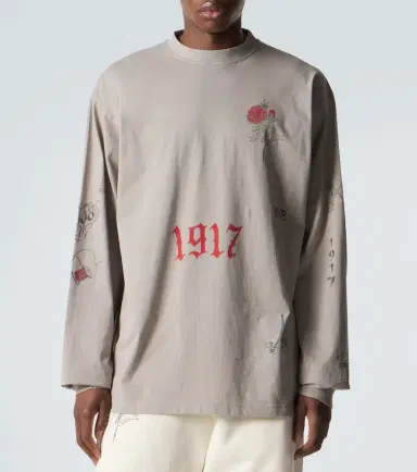 Balenciaga Printed cotton jersey T-shirt | Thumbnail 4