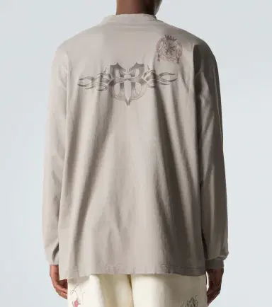 Balenciaga Printed cotton jersey T-shirt | Thumbnail 5