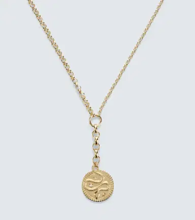 Foundrae Wholeness Medium 18kt gold pendant necklace with diamond | Thumbnail 4