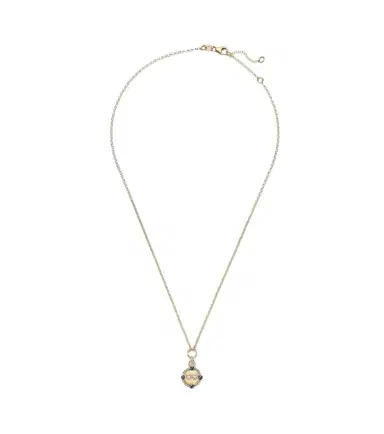 Foundrae Infinite Gratitude 18kt gold pendant necklace with diamonds and sapphires | Thumbnail 1 Foundrae Infinite Gratitude 18kt gold pendant necklace with diamonds and sapphires | Thumbnail 1