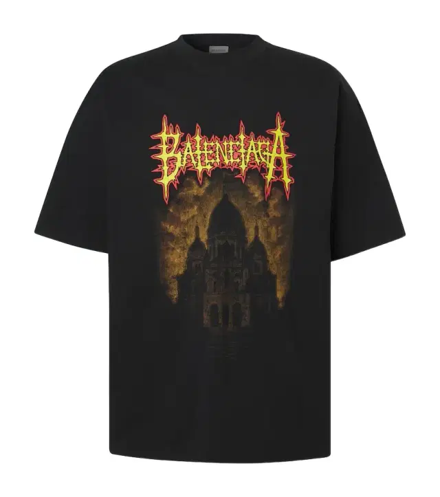 Printed cotton jersey T-shirt