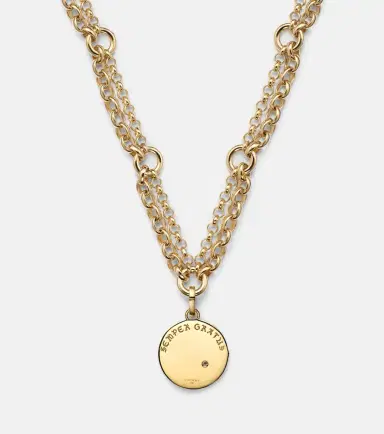 FoundRae Infinite Gratitude 18kt gold pendant necklace with diamond | Thumbnail 4 FoundRae Infinite Gratitude 18kt gold pendant necklace with diamond | Thumbnail 4
