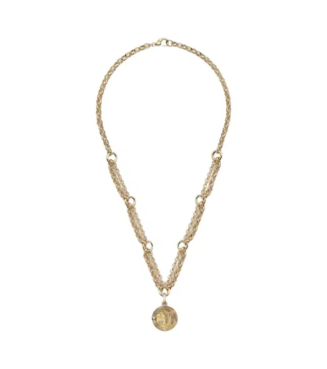 Infinite Gratitude 18kt gold pendant necklace with diamond