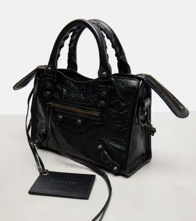 Balenciaga Le City Mini leather tote bag | Thumbnail 4