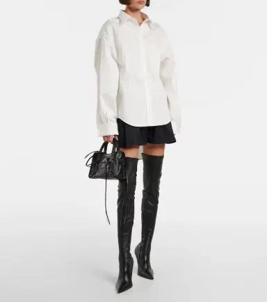 Balenciaga Le City Mini leather tote bag | Thumbnail 5
