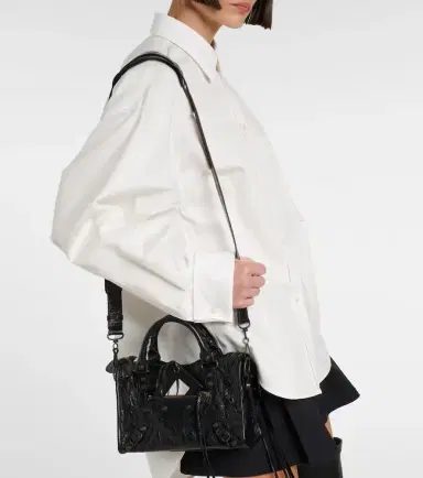 Balenciaga Le City Mini leather tote bag | Thumbnail 7