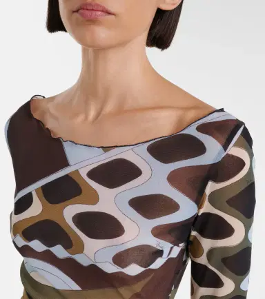 PUCCI Vivara sheer tulle top | Thumbnail 3 PUCCI Vivara sheer tulle top | Thumbnail 3