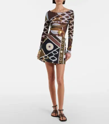 PUCCI Vivara sheer tulle top | Thumbnail 6 PUCCI Vivara sheer tulle top | Thumbnail 6