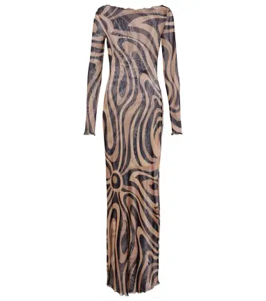 Pucci Marmo tulle maxi dress | Thumbnail 1