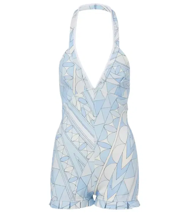 Pucci Manuba halterneck jersey romper
