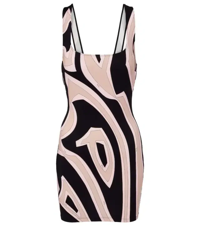 Labirinto jersey minidress
