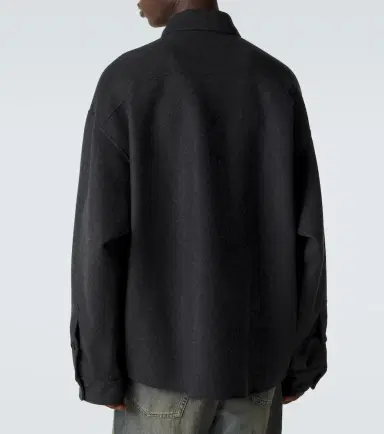 Balenciaga Wool-blend zip-up overshirt | Thumbnail 2 Balenciaga Wool-blend zip-up overshirt | Thumbnail 2