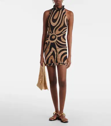 PUCCI Marmo ruffled minidress | Thumbnail 3