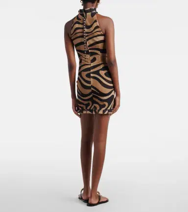 PUCCI Marmo ruffled minidress | Thumbnail 4