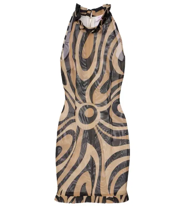 Marmo ruffled minidress