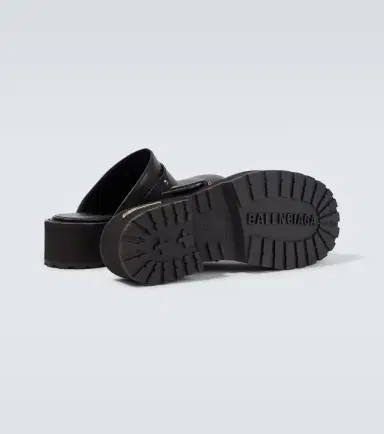 Balenciaga Venom leather mules | Thumbnail 2