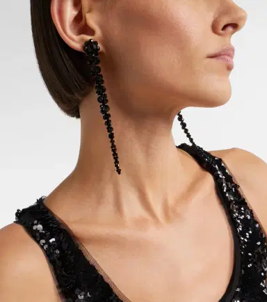 Simone Rocha Drip embellished drop earrings | Thumbnail 5
