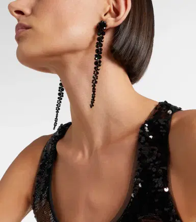 Simone Rocha Drip embellished drop earrings | Thumbnail 6