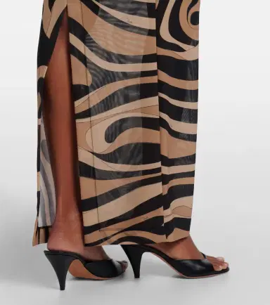 Pucci Marmo tulle maxi skirt | Thumbnail 6