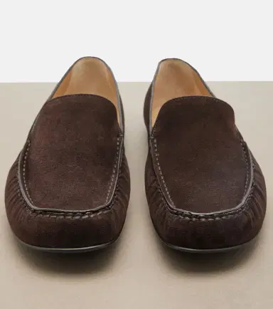 The Row Leo suede loafers | Thumbnail 2