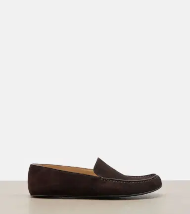 The Row Leo suede loafers | Thumbnail 3