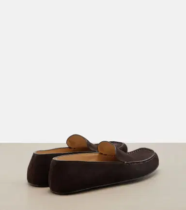 The Row Leo suede loafers | Thumbnail 4