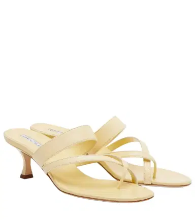 Manolo Blahnik Susa leather thong sandals | Thumbnail 1