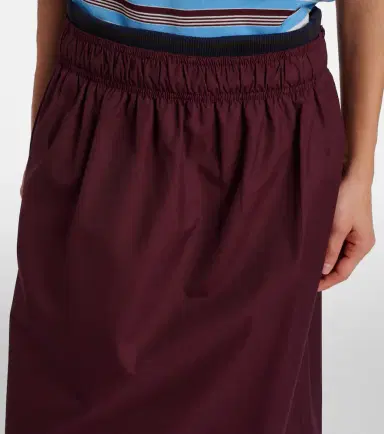 Prada Poplin midi skirt | Thumbnail 2