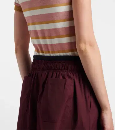 Prada Poplin midi skirt | Thumbnail 3