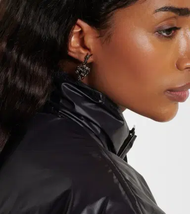 Saint Laurent Cassandre embellished drop earrings | Thumbnail 5
